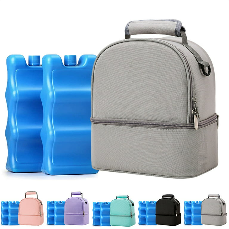 Breast Pump Bag - Breastfeeding Cooler Bag Built-In USB Mini Diaper Bag for  Mom