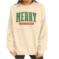 thumbnail image 3 of Neewe Christmas Sweatshirt for Women Crewneck Lightweight Long Sleeve Shirt Xmas Holiday Party Pullover Sweater Tops, 3 of 8