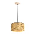 thumbnail image 3 of Lámpara colgante tejida con cable ajustable, base E26, lámpara colgante de techo estilo bohemio, 3 of 9