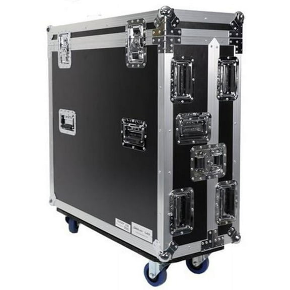 Fly Drive Case for Yamaha QL5 64-Channel Digital Mixing Console with Wheels, Black