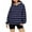 Navy, variant on Enjoytime Womens Hoodies Casual Printed Long Sleeve Pullover Sweatshirts Fall Winter Loose Trendy Clothes with Pocket