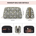 thumbnail image 5 of Picia Panda With Crown And Stars Print Leather Makeup Bag Make Up Bag Travel Toiletry Bag for Her Girlfriend Teacher Teen Girl Gifts, 5 of 8