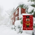 thumbnail image 3 of Newhomestyle Merry Christmas Nutcracker Garden Flag Vertical Double Sided, Winter Holiday Yard Outdoor Decoration 12x18 Inch, 3 of 6