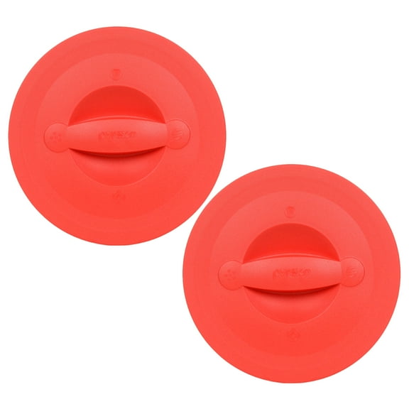 Pyrex 564-RRD-PC Red Measuring Cup Replacement Lid Cover (2-Pack)