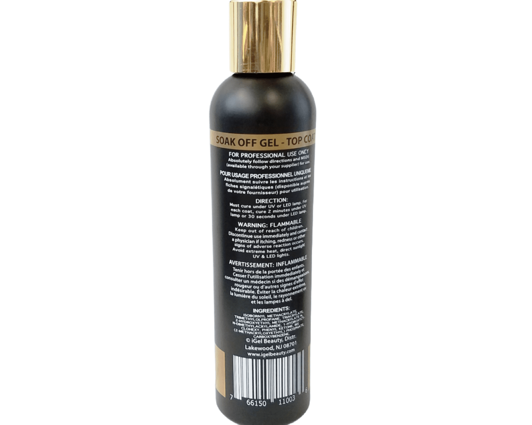 IGEL - IMPECABLE Soak Off Gel - REFILL BASE COAT - 8oz
