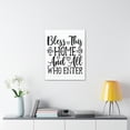 thumbnail image 3 of Scripture Walls Isaiah 32:18 Bless This Home And All Who Enter Bible Verse Canvas Christian Wall Art Ready to Hang Unframed, 3 of 18