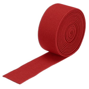 MECCANIXITY 1.5 Inch Wide Twill Elastic Band - 2 Yard Spool, Heavy Stretch For Sewing Waistbands