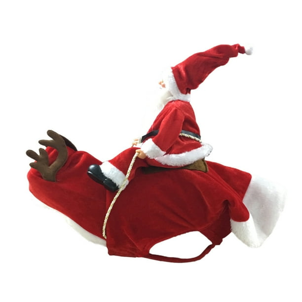 Disfraz de Navidad para mascotas Sunnimix Disfraz de perros Ropa de Busto para fiestas navideñas M