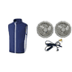 thumbnail image 1 of Ropa Verano Con Aire Acondicionado para Hombres Y Mujeres Chaleco Refrescante (oscuro M) Azul, 1 of 7