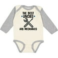 thumbnail image 3 of Inktastic Best Uncles Are Mechanics Boys or Girls Long Sleeve Baby Bodysuit, 3 of 5