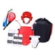 thumbnail image 2 of Juego De Equipo De Protección De Taekwondo De 6 Piezas Strade Fareast Limited Protector de Entrepierna con Espinilleras de 170 a 190 Cm Rojo, 2 of 8