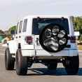 thumbnail image 2 of Foruidea Paws Us American Flag Spare Tire Cover Dust-Proof Wheel Tire Cover Fit Trailer, RV, SUV and Many Vehicle, 2 of 10