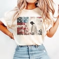 thumbnail image 3 of Stars and stripes and Jesus Christ Shirt 4th of July Tshirt christian religious faith Red white blue USA 4th July Independence patriotic, 3 of 6