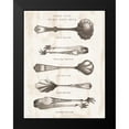thumbnail image 2 of Babbitt, Gwendolyn 19x24 Black Modern Framed Museum Art Print Titled - Serving Utensils I, 2 of 5
