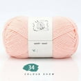 thumbnail image 2 of Hand Woven Cotton Yarn, Soft Crochet Yarn for Knitting, Diy Sweater Scarf Cushion Making, Beginner Friendly, Natural Fiber, 1 Ball of Yarn Cherry Pink, 2 of 4