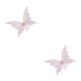 thumbnail image 4 of Qarigey Disfraz de ala de hada mariposa Disfraz de niñas Niño Prop Festival Dress up Pink 2piezas Rosa, 4 of 6