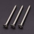 thumbnail image 3 of XINQIHANG #8 x 1-1/2" (100 pcs) Stainless Flat Head Phillips Drive Sheet Metal Tek Screws, 304 (18-8) Stainless Steel Screw for Wood, Countersunk Head Wood Screw, Self Tapping, 3 of 7