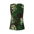 thumbnail image 6 of Goofa Camouflage Skull Printed Womens Workout Tops for Women Sleeveless Yoga Shirts Athletic Running Tank Tops Sleeveless Gym Clothes Workout Apparel-, 6 of 9