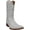 Bone, variant on The Western Shops Men’s Crocodile Alligator Print Snip Toe Cowboy Boot 12 inch Shaft