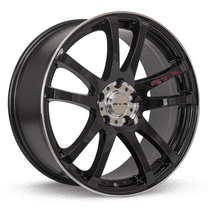 RTX Twin 15x6.5 4x100 ET38 CB73.1 Black Machined Wheel