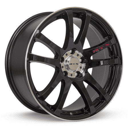 RTX Twin 15x6.5 4x100 ET38 CB73.1 Black Machined Wheel