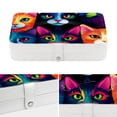 thumbnail image 4 of Cat Necklace Organizer, Bracelet Holder, and Jewelry Boxes - Portable PU Leather with Removable Compartment, 4 of 6