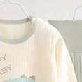 thumbnail image 5 of BOBOGOJP Toddler Boys Girls Spring Summer 2Pcs Sweatshirt Tops Pants Casual Sweatsuit, Everyday Sweatsuit Green,Size 18-24 Months, 5 of 7