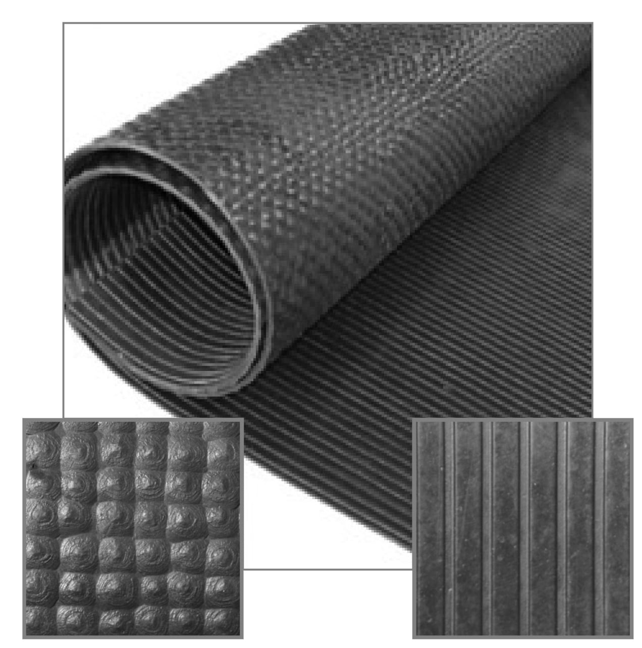 Ready America RM3660 60" PreCut Rubber Utility Mat