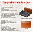 thumbnail image 5 of Eton Elite Executive AM/FM Aircraft Band SSB Shortwave Radio with RDS & Leather Carry Cover, 5 of 5