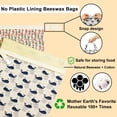thumbnail image 6 of OFTY 2-Pack Reusable Beeswax Bread Bags, XL 13x17 Inches for Sourdough & Artisan Loaves, Plastic-Free Food Storage, 6 of 6