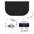 thumbnail image 6 of Mainstays Anti-Fatigue Comfort Mate D Shaped Kitchen Mat; Black, 18”x 30”, 6 of 6