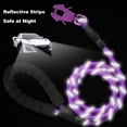 thumbnail image 5 of 2/4/5/6FT Dog Leash, Heavy Duty Rope Leashes, Reflective Nylon Pet Lead with Aluminum Quick Release/Locking Tactical Frog Clip for Small Medium and Large Dogs, 1/2 inch, 5 of 5
