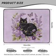 thumbnail image 7 of DISNIMO Universal Cargo Mat 29" x 39" Cat Flower Butterfly Print All Weather Rear Cargo Liner Floor Mat Heavy Duty Pet Trunk Liner Suitable for Most Car Models, 7 of 7
