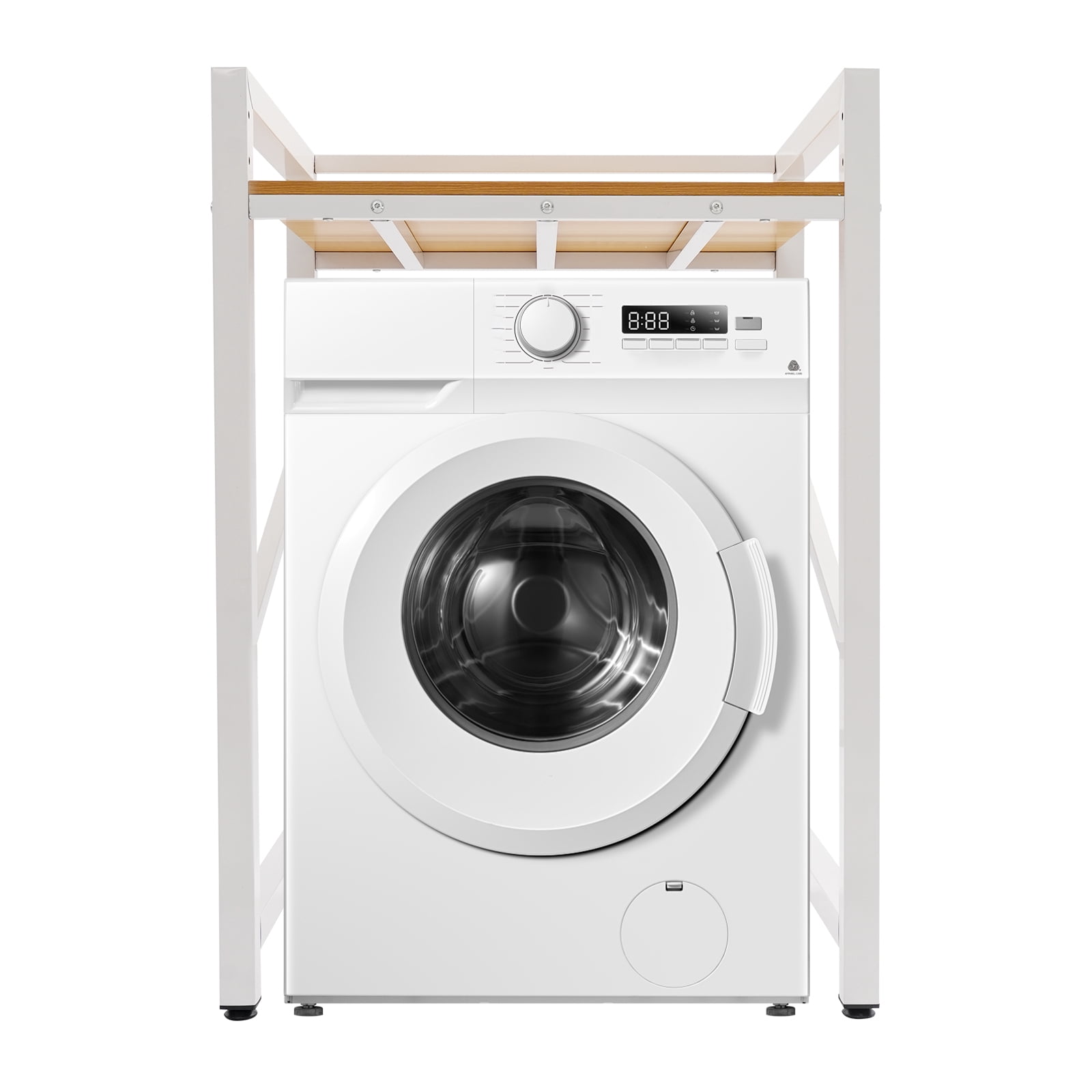 Heavy Duty Washer Dryer Stacking Rack Standing Storage Shelf Wash Machine Frame For Kitchens, Bathrooms, Laundry Rooms, Dressing Rooms