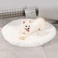 thumbnail image 5 of Round Dog Bed Mat Plush Cat Blanket Fluffy Lounger Warm Pet Bed For Small To Large Dogs And Cats, 5 of 5