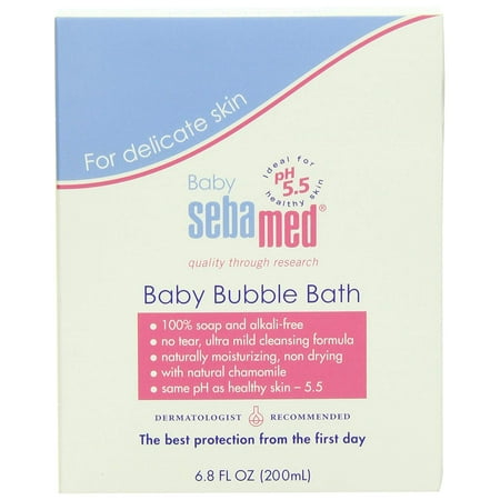 Sebamed Baby Bubble Bath 6.8 Fluid Ounces - Best for Baby's Sensitive Skin - Eczema -