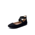 thumbnail image 1 of Zapatos DREAM PAIRS Flats de Mujer con Correa Elástica en el Tobillo Negro, 1 of 7