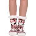 thumbnail image 5 of Joyfy 2 Pack Christmas Socks Fuzzy Socks for Women,Comfy Crew Fuzzy Sock Slippers for Women Adults,Christmas Gifts for Women, 5 of 7