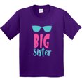 thumbnail image 3 of Inktastic Big Sister, Older Sister, Sunglasses, Sibling Youth T-Shirt, 3 of 5