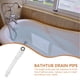 thumbnail image 5 of Conector de desagüe para bañera, tubo de desagüe para ducha, kit de desagüe para baño, 5 of 7