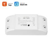 Wifi Smart Switch Compatible with Amazon Alexa for Google Home Timer 10A/2200W Wireless Remote Switch for Android/IOS APP ControlShipment from Canada