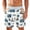 Dark Gray, variant on Mens Board Shorts, American Flag Fake Briefs Swim Trunks Men, Funny Realistic Hairy Legs Graphic Beach Shorts for Men