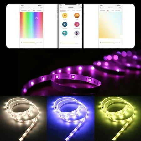 

FPWNGL Enhanced RGB Smart Light Strip 1S Plus - Elevate Home‘s Ambiance with Vibrant Atmosphere - WiFi Remote Controlled Homekit Compatible - Transform Living Space with Aurora Enhanceme