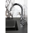 thumbnail image 4 of Kingston Brass KSD2211RX Belknap One-Handle 1-Hole Bathroom Faucet with Deck Plate and Push Pop-Up Drain in Polished Chrome, 4 of 7