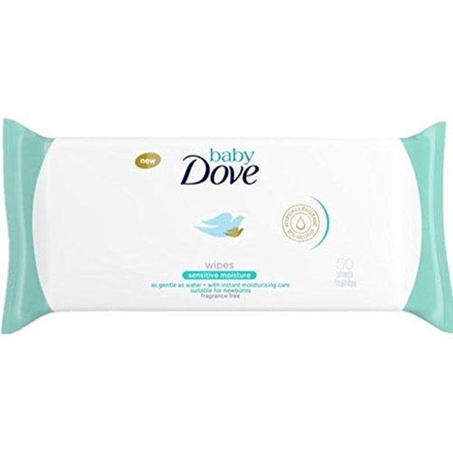 Toallitas para bebé Dove Sensitive Moisture 0% Alcohol 600 unidades
