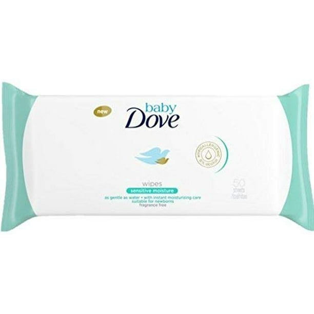 Toallitas para bebé Dove Sensitive Moisture 0% Alcohol 600 unidades