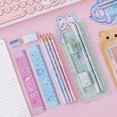 thumbnail image 4 of 5Items Stationery Set Children's Day Gifts New Semester Gift Package Pupils Pencil Eraser Pencil Sharpener Ruler Blue, 4 of 5