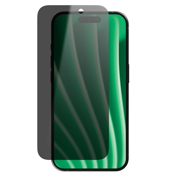 onn Privacy Glass Screen Protector for iPhone® 15 Pro Max, Made with Durable Glass by Corning™ for Ultimate Protection, Includes Easy Application Tray