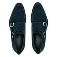 thumbnail image 3 of Giovacchini By Belvedere Italian Shoes Double Monk Strap Suede Navy Francesco, 3 of 3