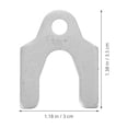 thumbnail image 4 of 144Pcs Metal Silver Shims for Reusable Camber Adjustment 1 8In, 4 of 4